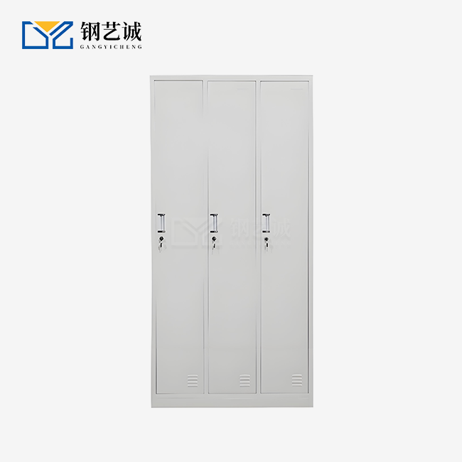 3 Door Steel Wardrobe